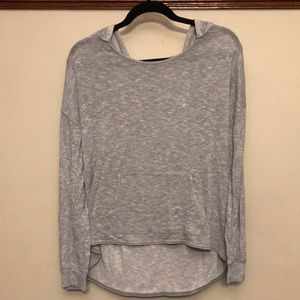 Aerie large sweatshirt gray color